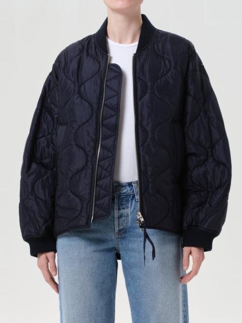 AGOLDE ISLA QUILTED JACKET IN INK
