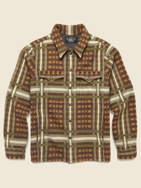 RRL by Ralph Lauren Jacquard Nelson Overshirt - Brown