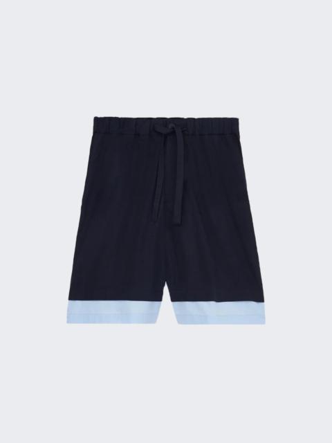 Loewe Shorts Dark Navy/light Blue