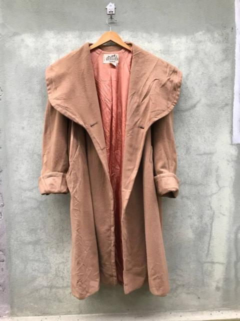 Hermès 1980s Vintage Hermes Sleeve Camel hair coat