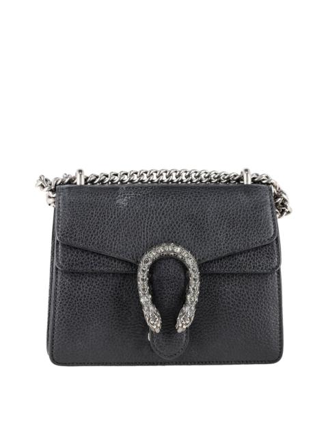 GUCCI Gucci Black Leather Mini Dionysus Shoulder Bag (Authentic Pre-Loved)