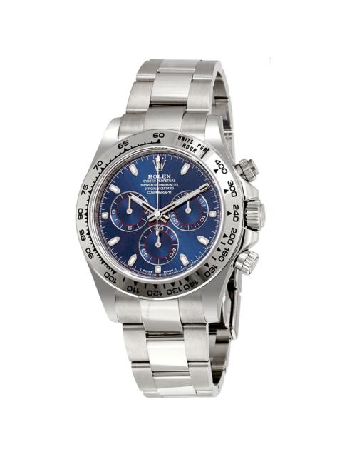ROLEX Rolex Cosmograph Daytona Blue Dial 18K White Gold Oyster Men's Watch 116509BLSO