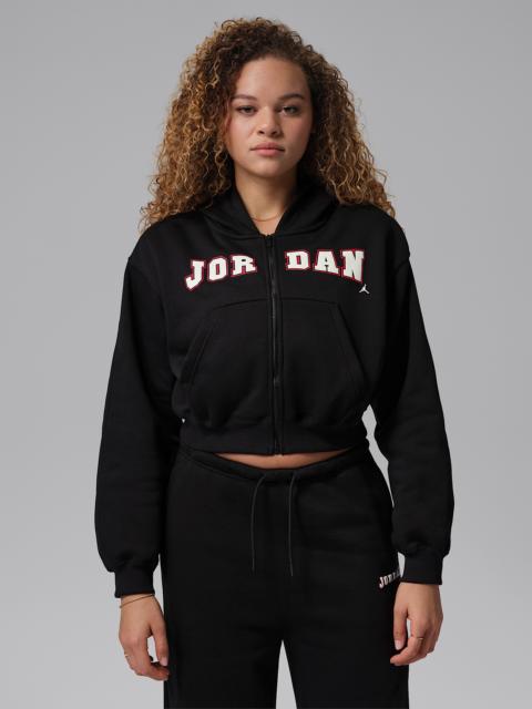 Jordan Jordan Brooklyn Fleece Women's Full-Zip Mod-Crop Hoodie