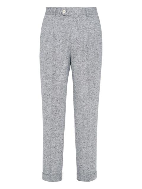 Brunello Cucinelli Sharkskin trousers