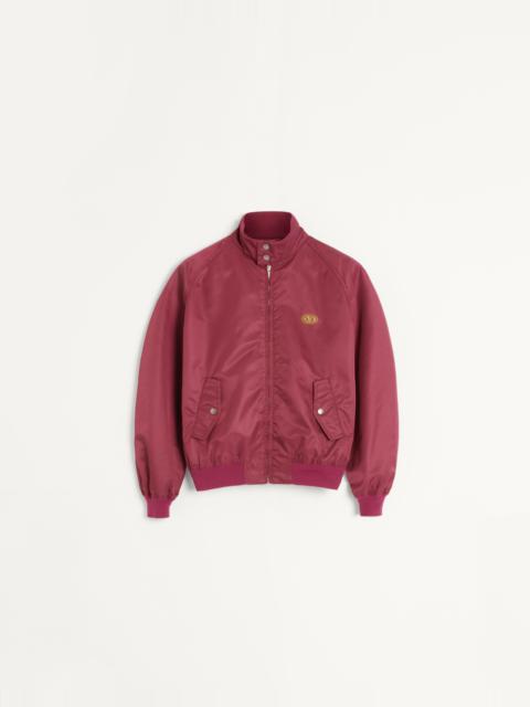 Valentino NYLON BLOUSON WITH VLOGO PATCH