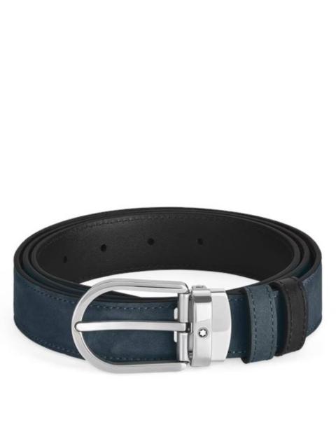 Montblanc Montblanc Reversible Leather Horseshoe Belt
