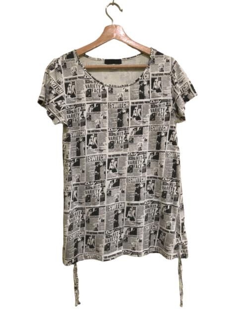 Hysteric Glamour Parfum Newspaper T-shirt Nice Design