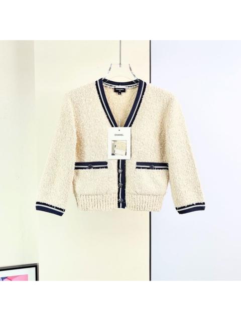 CHANEL Chanel 19P off-white cardigan top