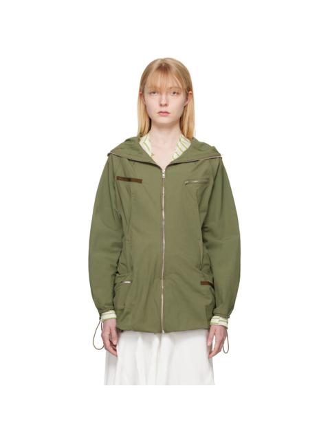 TALIA BYRE Khaki Hooded Jacket