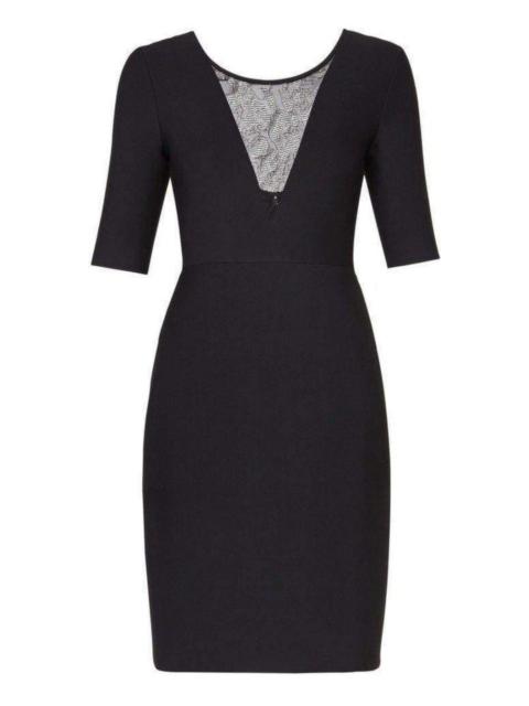 Other Designers Jaydan Pointelle Trim Scoop-Back Dress