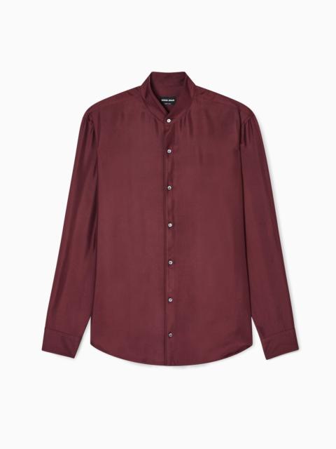 GIORGIO ARMANI SILK TWILL SHIRT
