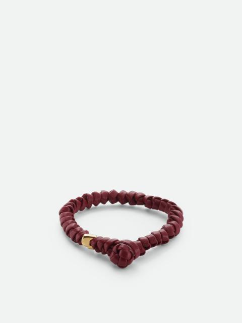Bottega Veneta Knot Leather Bracelet