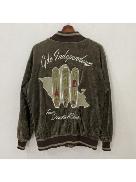 Other Designers Skulls - Vintage Gdg Independent Death Rivers Surf Jacket