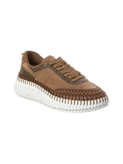 Chloé Chloé Nama Leather & Suede Sneaker