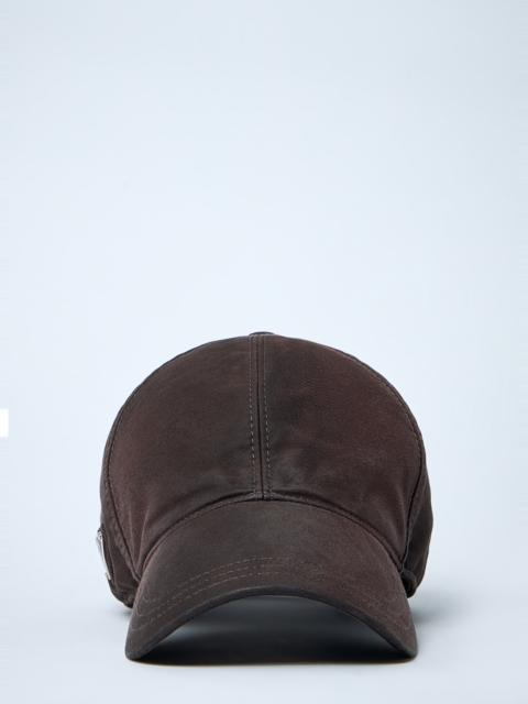 Prada Logo Plaque Baseball Cap