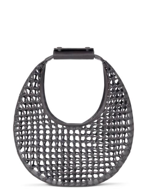 STAUD STAUD Moon Hand Knotted Leather Bag in Espresso at Nordstrom