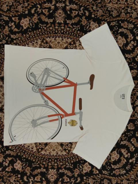 Other Designers Uniqlo - UNIQLO X EDOARDO BIANCHI BICYCLE ART TSHIRT