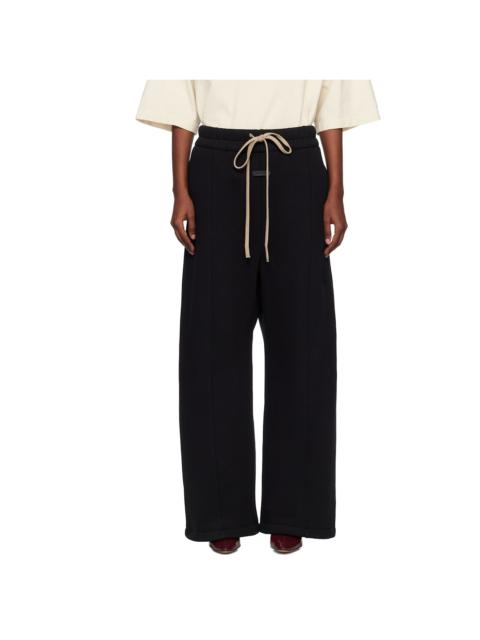 Fear of God Black Wide Leg Sweatpants