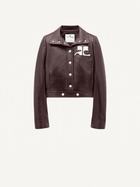 courrèges REEDITION VINYL JACKET
