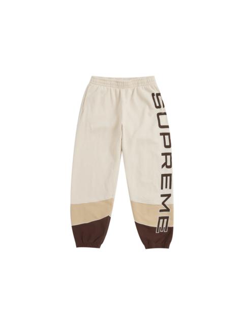 Supreme Supreme Paneled Sweatpant Natural