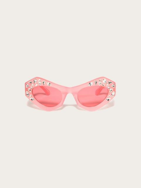 PUCCI CAT-EYE SUNGLASSES WITH RHINESTONES
