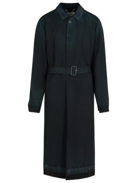 Maison Margiela Maison Margiela Virgin Wool Trench Coat Black