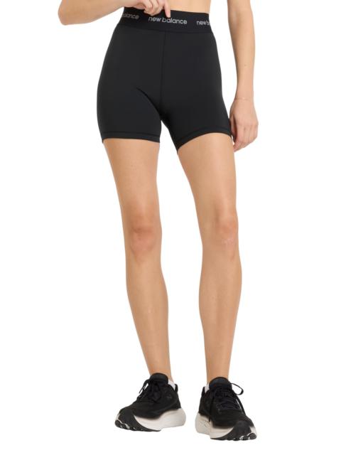 New Balance New Balance NB Sleek 5-Inch High Rise Performance Athletic Shorts in Black at Nordstrom