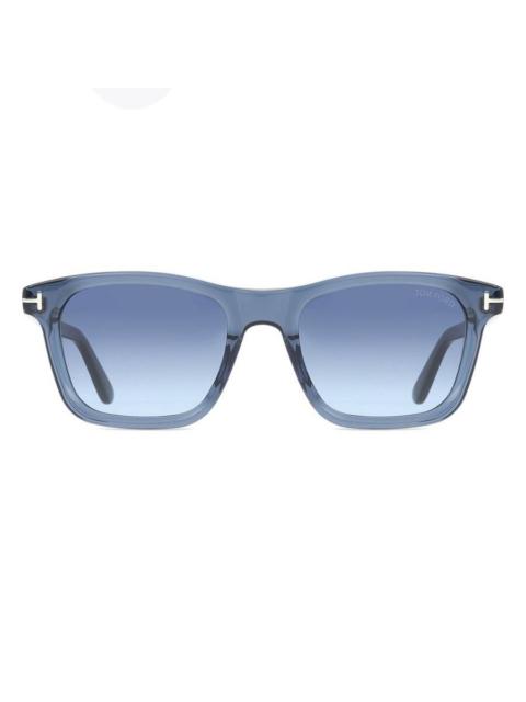 TOM FORD Tom Ford Blue Gradient Square Ladies Sunglasses FT1179 90W 54