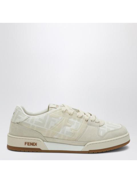 Fendi Fendi Match Sneaker In Ivory Ff Jacquard Men