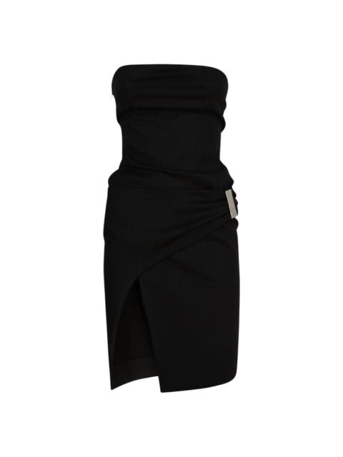 THE ATTICO Black Midi Dress