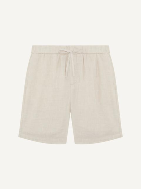 FRESCOBOL CARIOCA Felipe Linen Shorts Sand