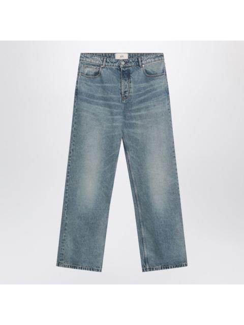 AMI Paris Ami Paris Blue Washed-Effect Jeans Men