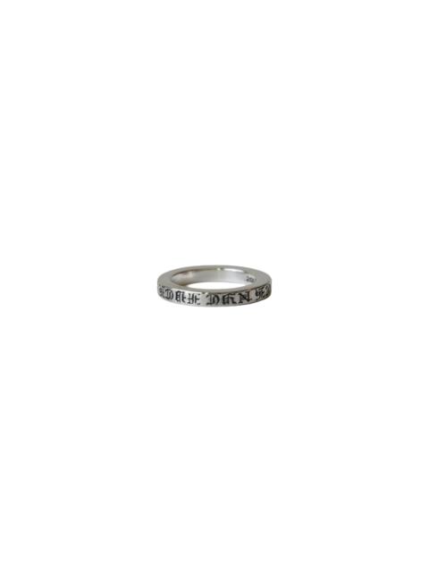 Chrome Hearts Chrome Hearts 3mm Sterling FU Spacer Ring Silver