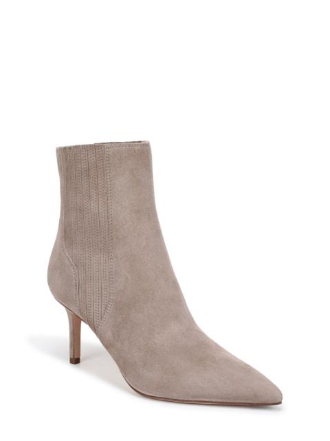 VERONICA BEARD Veronica Beard Lisa 70mm Pointed Toe Bootie in Bark at Nordstrom