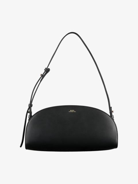 A.P.C. DEMI-LUNE SHOULDER BAG
