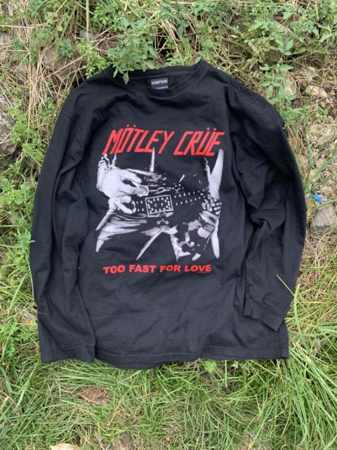 🔥 vintage Mötley Crüe "Too Fast For Love" Long Sleeve (2004) 🔥