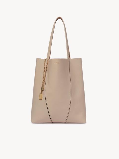 Chloé CHLOÉ SPIN TOTE BAG IN GRAINED LEATHER