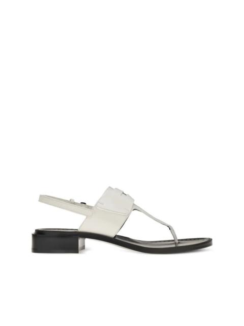 FERRAGAMO Ferragamo Nya Leather Ankle-Strap Sandals