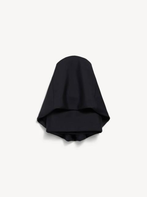 BALENCIAGA Women's Mini Balloon Dress in Black