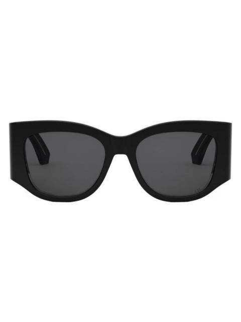 Dior Dior Diornuit S1I Smoke Butterfly Ladies Sunglasses CD40168I 01A 54