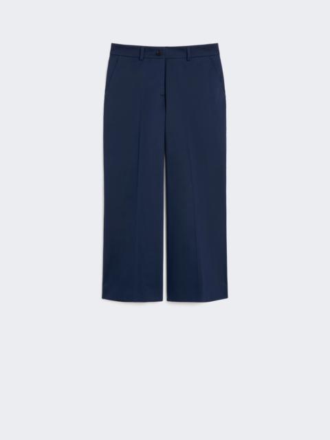 WEEKEND Max Mara URIAL Cotton satin cropped trousers