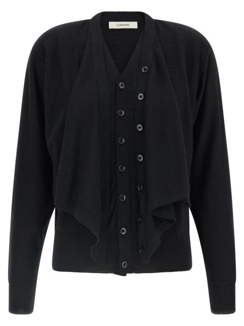 Lemaire Lemaire Women Trompe L'oeil Construction Cardigan