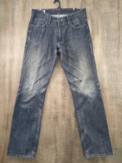 Other Designers Edwin - EDWIN FADED BLACK/DISTRESSED/DENIM JEANS