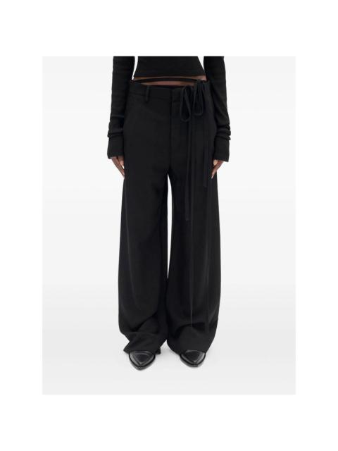 Ann Demeulemeester Ann Demeulemeester Black Trousers - Palazzo Pants Women