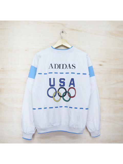 adidas Vintage 90s ADIDAS USA Team Olympics Of 1988 Big Logo Sweater Sweatshirt Pullover Jumper
