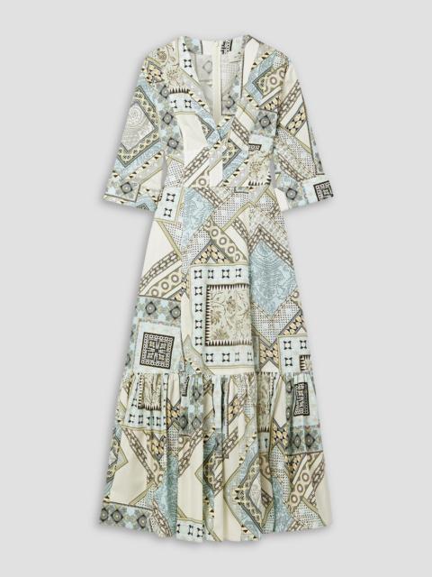 Etro Printed cotton-poplin midi dress