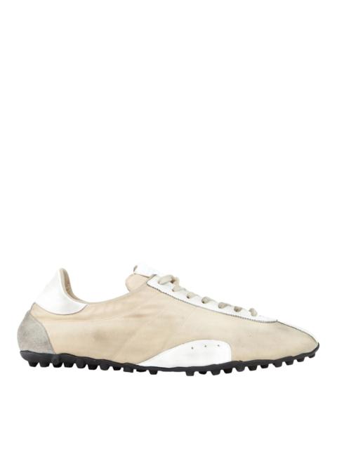Maison Margiela Sprinters Low Top Drill Hairy Suede Sneakers