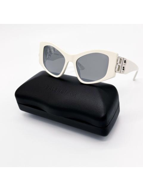 BALENCIAGA NEW BALENCIAGA BB0287S 006 SUNGLASSES WHITE CAT EYE WOMEN
