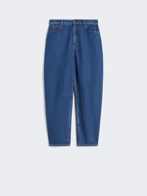 WEEKEND Max Mara DOUGLAS Cotton denim barrel-leg jeans