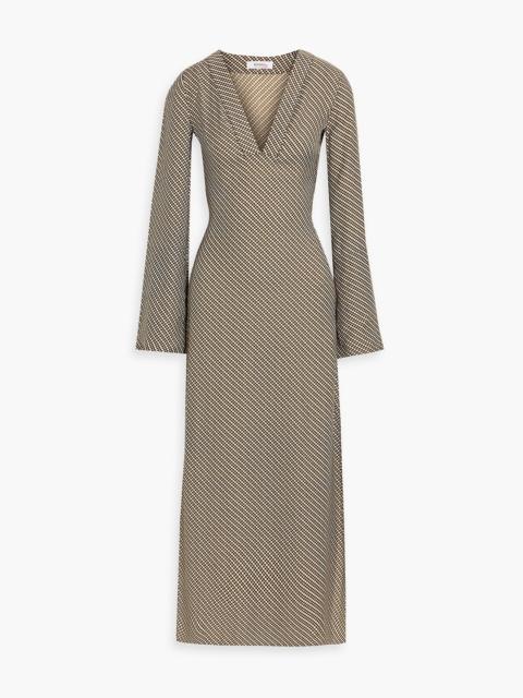 lemlem Theodora printed crepe de chine midi dress